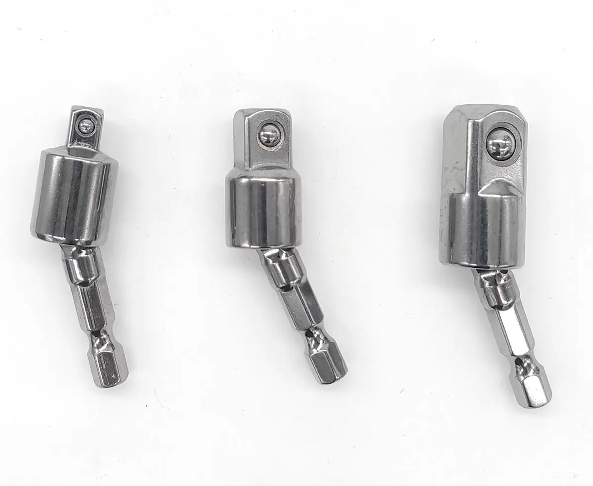 Адаптер для головок дрели с шестигранным хвостовиком, вращающийся на 360 градусов